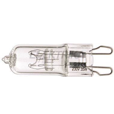 Лампа галогенна DeLux G-9 35W 220V прозор. (10007785)