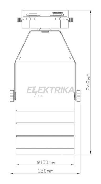 Світильник трековий світлодіодний Ultralight TRL830 білий (51547)