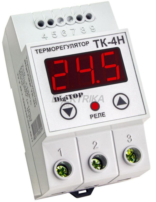Терморегулятор ТК-4H 16A digitop (ТК-4H)