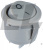 Перемикач одноклавішний АСКО-УКРЕМ KCD1-5-101 Grey/Grey круглий сірий (A0140040069)