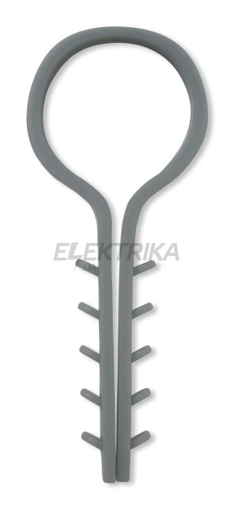 Дюбель ялинка круглий Lectris 16 мм сірий 50 шт (03LCZARDD16GY)