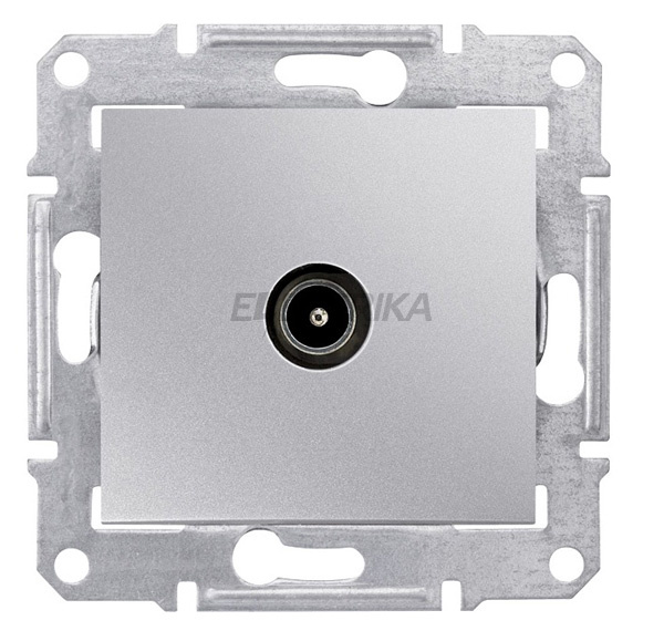 Розетка TV кінцева Schneider Electric Sedna алюміній (SDN3201660)