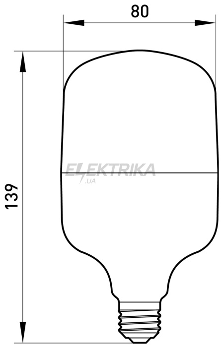 Лампа світлодіодна e.LED.lamp.HP.E27.20.4000 (l0650636)