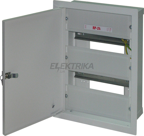 Шафа розподільна e.mbox.RP-24 мет. вбудований, 24 мод. 350х255х125 мм