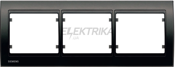 Рамка 3 пост Siemens Mega коричневий самоа (S22003 MS)