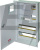 Корпус e.mbox.stand.w.f3.24.z.е металевий, під 3-ф. електронний лічильник, 24 мод., що вбудовується, з замком.
