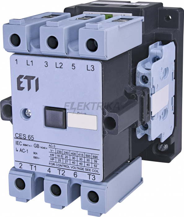 Контактор ETI CES 65.22-230V-50/60Hz 004646560