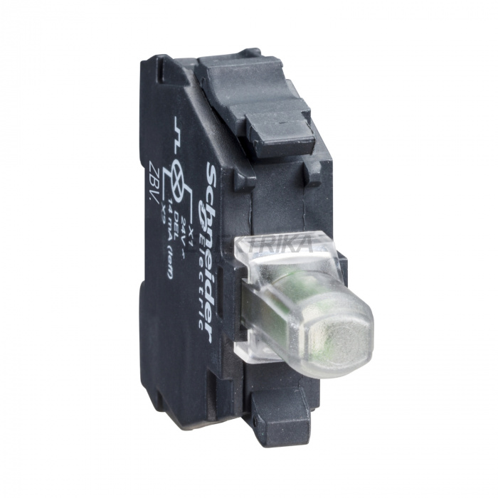 Блок світлової сигналізації Schneider Electric Світлодіод 230-240В жовтий ZBVM5