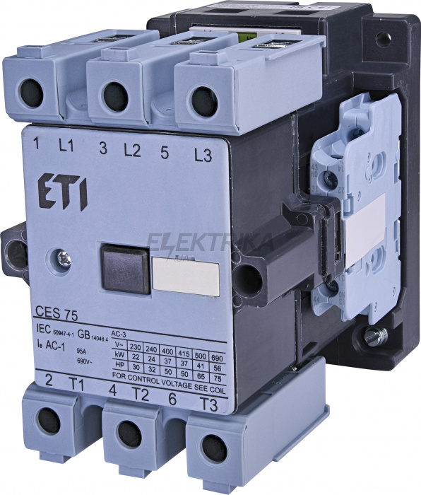 Контактор ETI CES 75.22-24V-50/60Hz 004646562