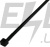 Кабельна стяжка e.ct.stand.400.8.black (100шт), чорна