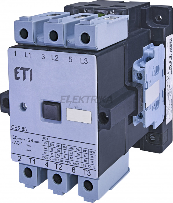 Контактор ETI CES 85.22-230V-50/60Hz 004646565