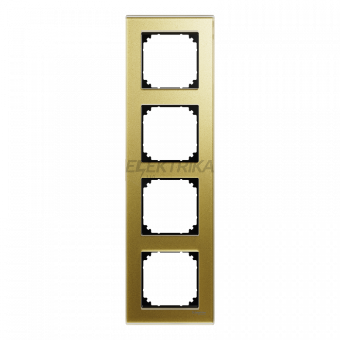 Рамка скло M-Elegance 4-а., «Золото», (MTN4040-3241)