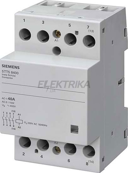 КОНТАКТОР SIEMENS 2НО+2НЗ AC230V 63A