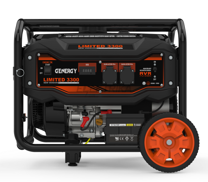 Генератор бензиновий GENERGY LIMITED 3300 3,3 кВт (240086090)