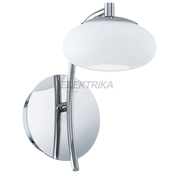 Бра "Aleandro" 1х6Вт LED, хром/опал-матовий, 91754