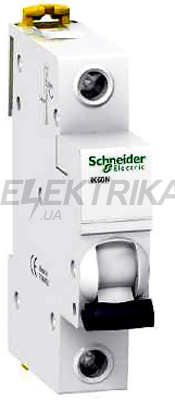Автоматичний вимикач Schneider Electric Acti 9 iK60N 1P 63A (C) (A9K24163)