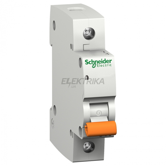 Автоматичний вимикач Schneider Electric ВА63 1П 10A C 4,5 кА, Болгарія/Італія 11202