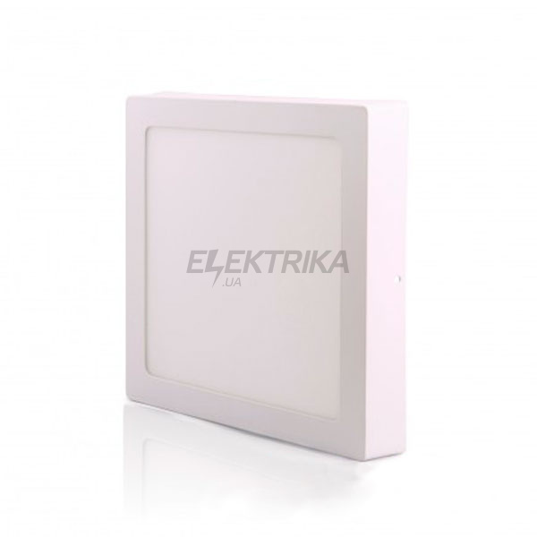 Світильник LED-SS-225-18, 18Вт, 6400K, квадрат накладний 225x225мм