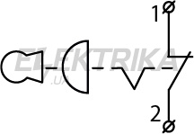 Кнопка безпеки АСКО-УКРЕМ TB5-AS142 повернення ключем (A0140010162)