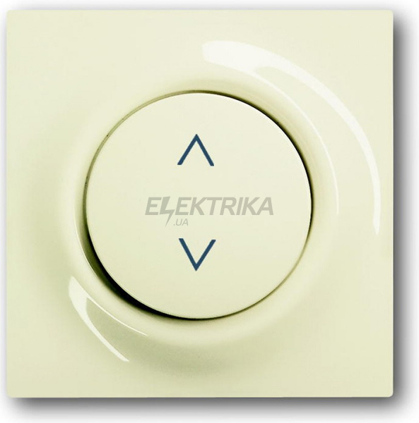 Центральна панель для механізмів жалюзі, слонова кістка, Impuls, Busch-Jaeger