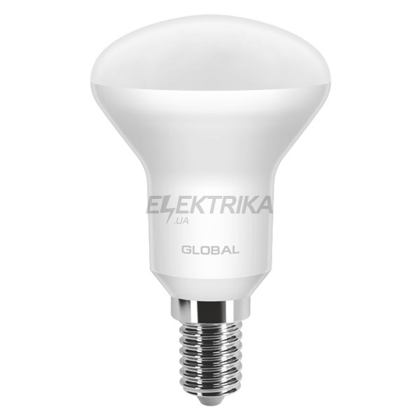 Світлодіодна лампа GLOBAL R50 5W, м'яке світло, E14 (1-GBL-153)