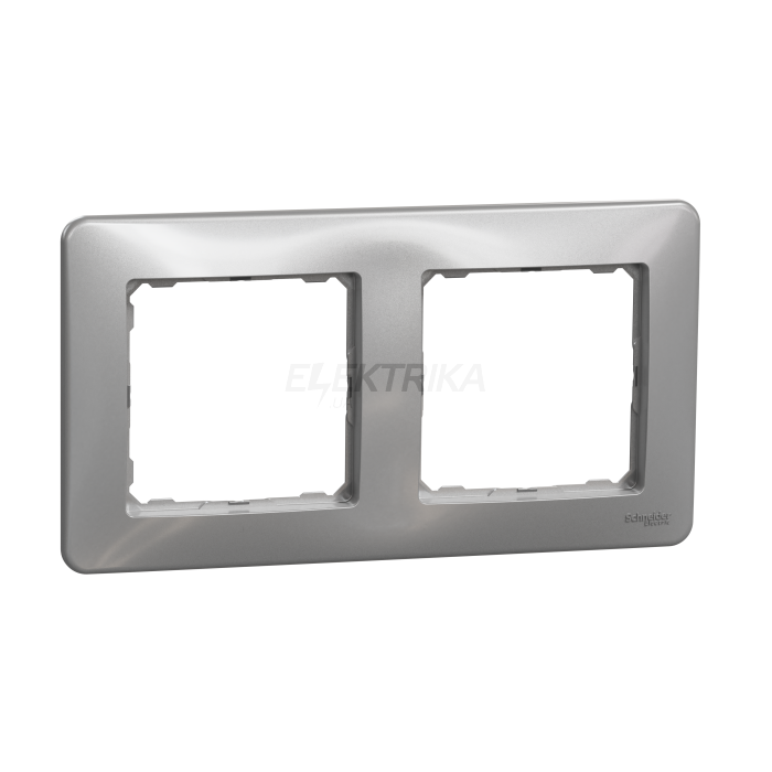 Рамка 2-постова Алюміній Sedna Design Schneider Electric SDD313802