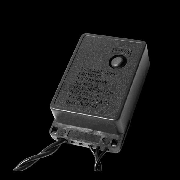 Гірлянда внутрішня DELUX STRING З 100LED 5m мульти/чорний IP20 (90009496)