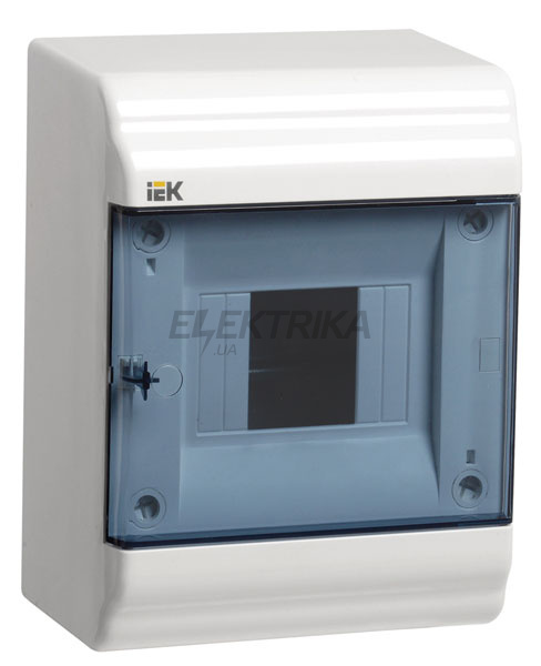 Корпус модульний пластиковий ЩРН-П-6 мод. 1 ряд навісний 182x190x100 IP41 PRIME