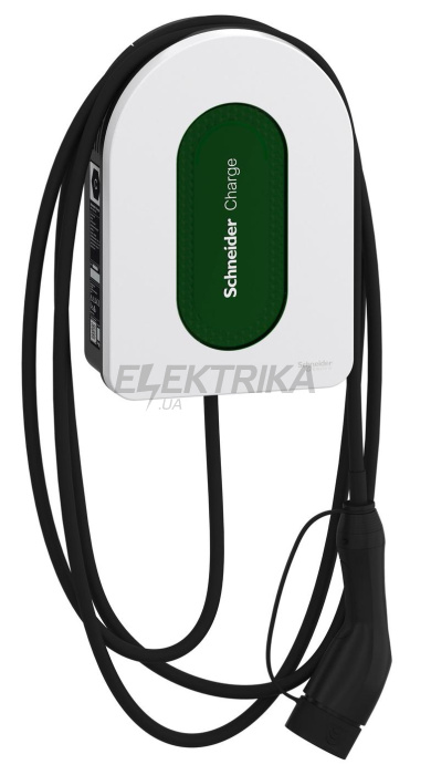 Зарядна станція Schneider Charge, 3P+N, attached cable 5m, 11kW, 16A (EVH5A11N2C5)