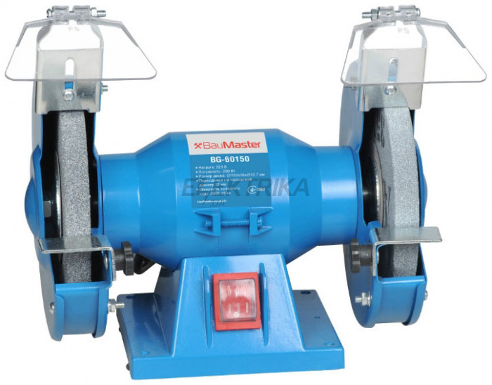 Точильний верстат BauMaster 150 мм, 200 Вт (BG-60150)