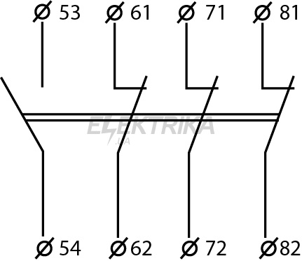 Додаткові контакти для ПМ-0 АСКО-УКРЕМ ДК(ПМ0)-13 (A0040050060)
