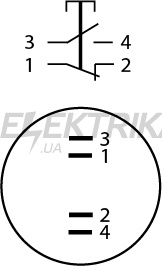 Кнопка металева АСКО-УКРЕМ TYJ 22-231 1NO+1NC (A0140010128)
