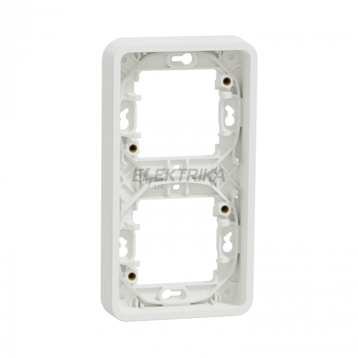 Монт. рама Schneider Electric Mureva Styl - fixing frame - 2 gangs - vertical - white MUR39151