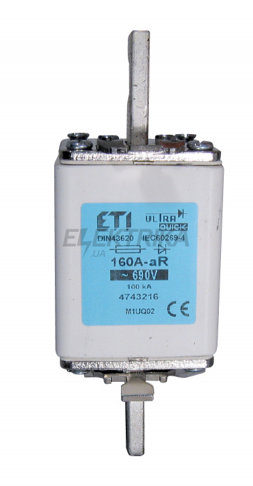 Плавка вставка запобіжник ETI M3UQ02/400A/690V 004745223