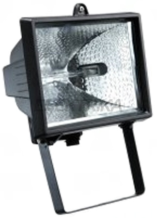 Прожектор e.halogen.150.black 150Вт, чорний прожектор E.NEXT