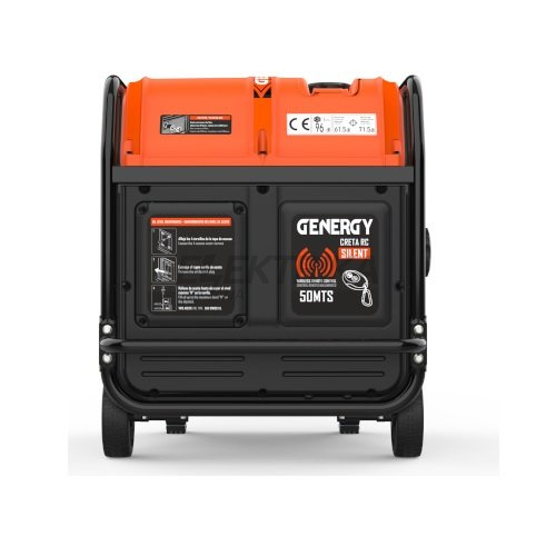 Генератор інверторний бензиновий GENERGY CRETA SILENT RC 7,5 кВт (240072090)