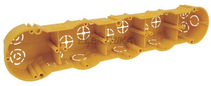 Електромонтажна коробка 5-х постова KP 64/5L (KP 64/5L)