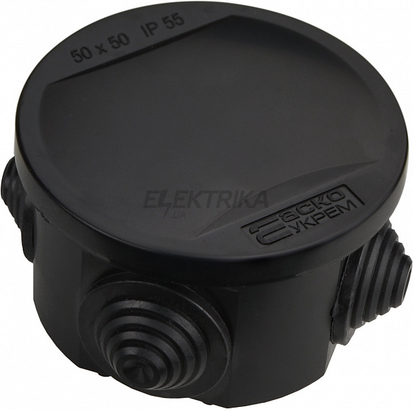 Розподільча коробка серії UAtmo Jet Black 50*50 (уп. 25шт) (A0150170036)