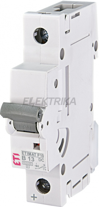 Автоматичний вимикач ETI ETIMAT P10-DC 1p B13 261300101