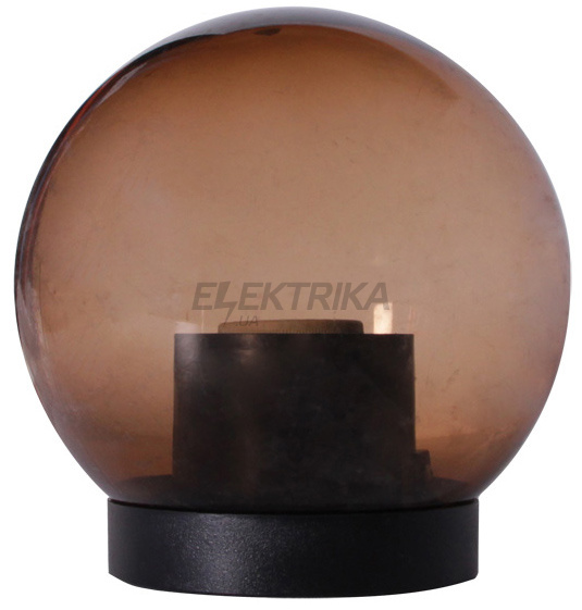Світильник e.street.light.350.smoke "Куля" димчаста, Е27