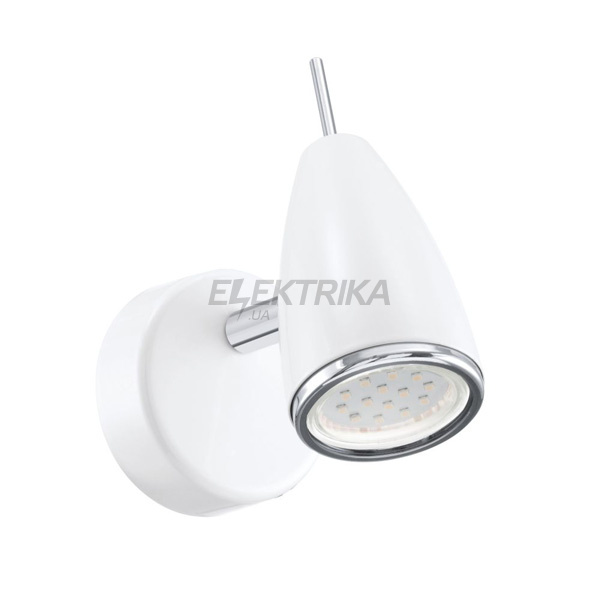 Бра спрямованого світла "Riccio 2" 1х3Вт GU10 LED, білий/хром, 93128