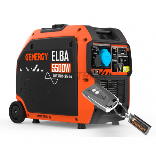 Генератор інверторний GENERGY ELBA RC 5,5 кВт (240085090)