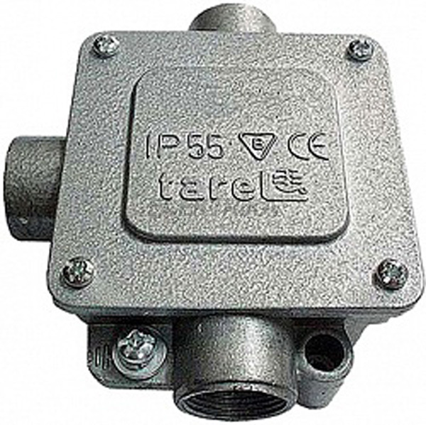 Коробка монтажна металева Р13,5/3, IP 55, 400 B, 5x4