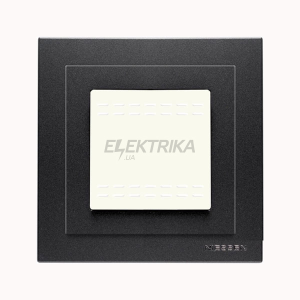 Рамка 1-постова з кришкою Zenit N3271 AN, антрацит