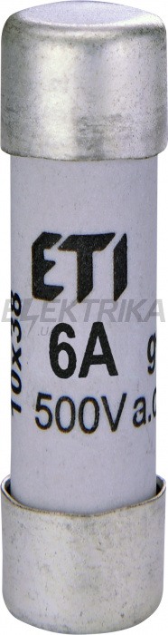 Плавка вставка запобіжник ETI CH10x38 gG 25A/400V 002620013