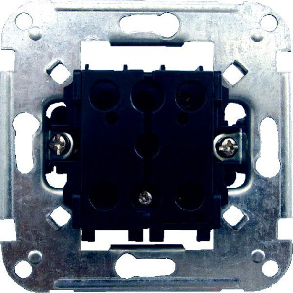 Механизм e.mz.11652.pb.l выключателя одноклавишного кнопочного с подсветкой