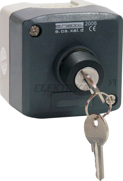 Кнопочный пост e.cs.stand.xal.d.144, секторный переключатель 0-1 с ключом