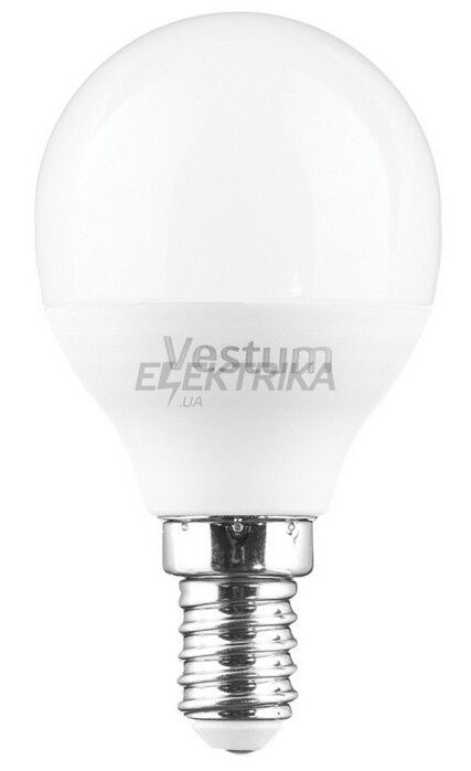 Лампа светодиодная Vestum LED G45 6W 3000K 220V E14 (1-VS-1204)
