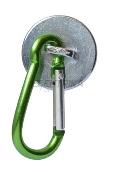 7221A магнит с карабином (зеленый)